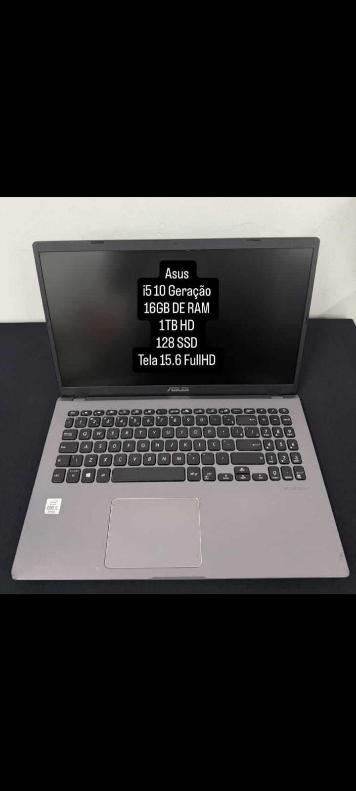 Asus Notebook Intel i5 10ª Geração 16GB 1TB HD + 128GB SSD