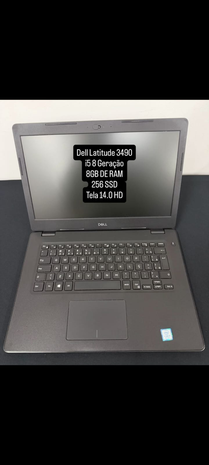 Dell Latitude 3490 Intel i5 8ª Geração 8GB 256GB SSD