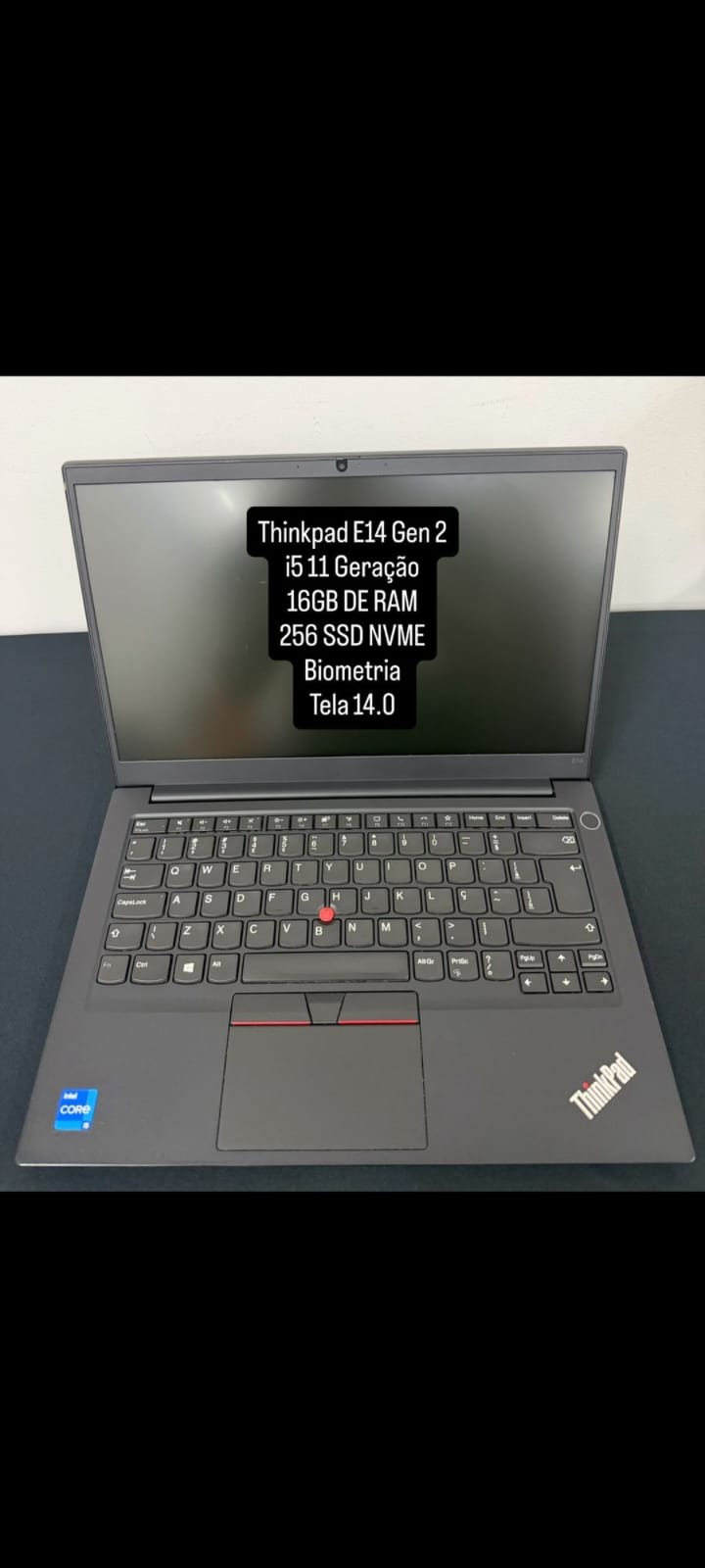Lenovo ThinkPad E14 Gen 2 Intel i5 11ª Geração 16GB 256GB NVMe
