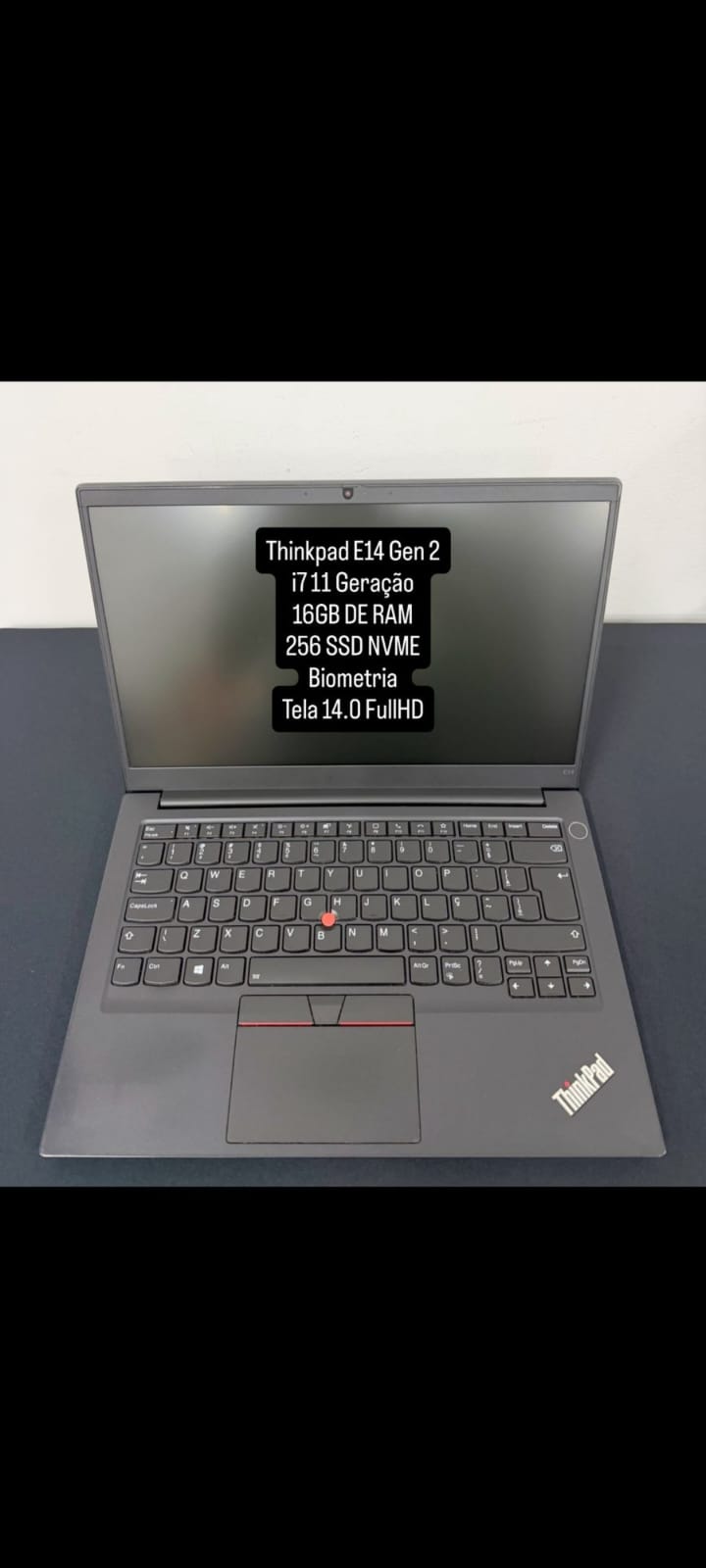 Lenovo ThinkPad E14 Gen 2 Intel i7 11ª Geração 16GB 256GB NVMe